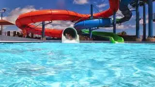 Sonido ambiente de un Parque Acu&aacute;tico (8 HORAS)💧 // Efecto de Sonido Multitud