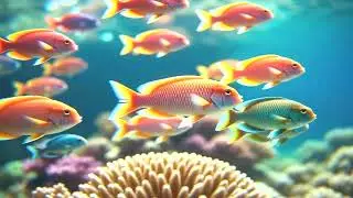 Peaceful Aquarium 4K Ultra HD  Deep Relaxation Music