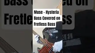 Muse - Hysteria - Bass cover #bass #muse #hysteria #rock #bassist #distortion #bassguitar