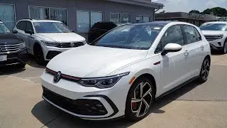 2024 Volkswagen Golf GTI SE Opal White Pearl | Video Tour with Ethan