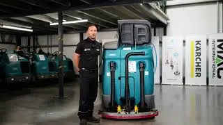 Tennant T16 Floor Scrubber Dryer - No Suction Vacuum Fault | Alpha Power Cleaners