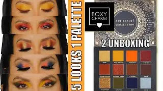 5 ОБРАЗОВ 1 ПАЛЕТКА | ПАЛЕТКА VINTAGE DAWN | 2 РАСПАКОВКИ BOXYCHARM | MagdalineJanet