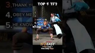 TOP 5 TF2 | 🎁 Use Code 'YouTube' on 𝗧𝗙𝟮𝗘𝗔𝗦𝗬 for 1 𝗙𝗥𝗘𝗘 CASE & DAILY 𝗙𝗥𝗘𝗘 KEYS 🔑 #shorts #tf2 #memes