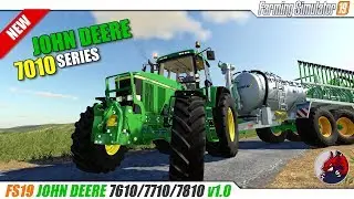 FS19 | JOHN DEERE 7010 (610/710/810) Series v1.0 - review