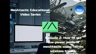 How to set low-power mode in meshtastic using heltec wireless tracker