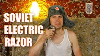 Shave my beard with a Soviet electric razor more than 35 years old!