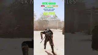Assassin's Creed Mirage 4K Max Graphics FPS - RTX 4060