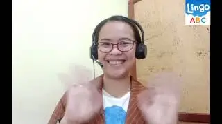 Kid's online AI-modelled courses at LingoABC: a HELLO from one of our professional English tutors!
