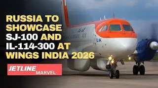 Россия представит самолеты СДж-100 и Ил-114-300 на авиашоу Wings India 2026.