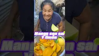 Unos deliciosos mangos 🥭 con sal y lim&oacute;n 🍋
