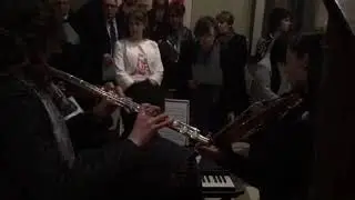 Ecco il pane e il vino flauto e violino Matrimonio di Sandro e Yoha 10/3/2018