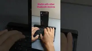 📱💡 Turn Your Phone Into a Mini Laptop! Samsung Bluetooth Keyboard Stand 🔥