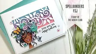 Spellbinders - FSJ / Stamp of the Month Club /  May 2019 Natural Dreamer