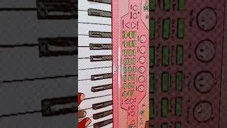 friend's, keyboard drawing with Snap-in-123 music, easy tutorial for keyboard beginners.💕👌 🎶