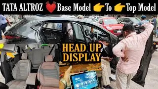Modified ALTROZ || XE MODEl TO XZ || Android Head up display || JBL SOUND || Full Interior || Muters