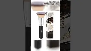 Flat Top Kabuki Foundation Brush, Makeup Brushes Foundation Brush for Liquid Makeup Blending Mineral