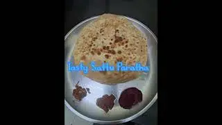 Tasty Sattu paratha #meal #Kuchh naya banate hain #Sattu #healthy #food #cooking #ytshorts #yt #vlog