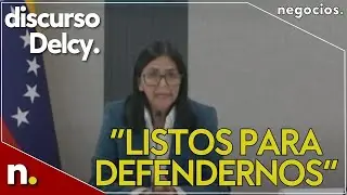 DISCURSO: Delcy Rodríguez: “Hay un solo presidente y es Nicolás Maduro. Estamos listos”