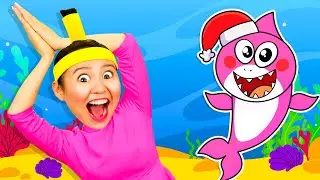 Christmas Baby Shark | Songs For Kids | Babanana