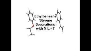 Ethylbenzene/Styrene Separations with MOFs