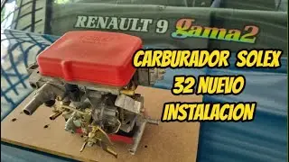 C&oacute;mo instalar un carburador Solex 32 nuevo en un Renault 9 | Gu&iacute;a completa paso a paso #automobile