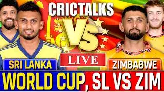 🔴 SL vs ZIM Live Match Today, T20 World Cup 2026 Sri Lanka v Zimbabwe Live Cricket Score Commentary