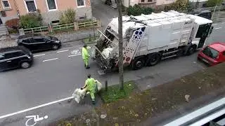 Gelbe Säcke werden abgeholt
