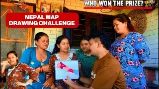 Nepal Map Drawing Challenge// who won the prize 🏆?? #dailyvlogwithsandip 