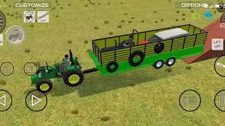 Indian tractor simulator game ka video tractor trali mein loading DJ truck tractor aur rajdoot#ca