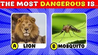 How Good Is Your Knowledge of ANIMALS? 🦁🦟✅ General Knowledge Trivia Quiz