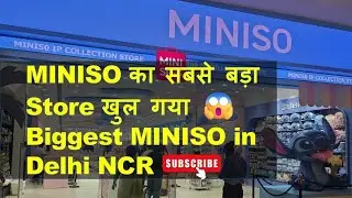 Delhi NCR का सबसे बड़ा MINISO Store 😱 | Latest and Cheapest 2025 Collection Shopping Haul 🛍️