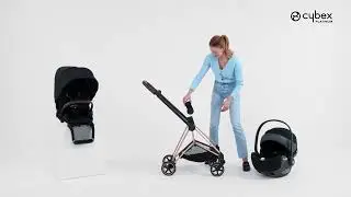 How to Attach an Infant Car Seat I MIOS Stroller Travel System I CYBEX