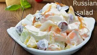 Russian Salad Authentic Recipe | Creamy Russian Salad | By Chef Ayesha Recipes |
