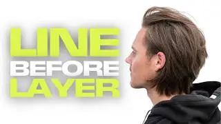 How to Cut Longer Men&rsquo;s Hair | Line & Layer Haircut Technique