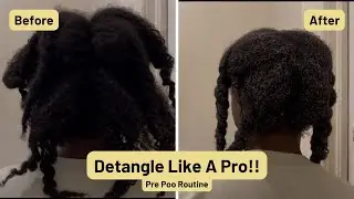 BEST PRE POO ROUTINE TO DETANGLE NATURAL HAIR - Flaxseed & Fenugreek Seed