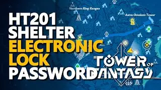 HT201 Shelter Electronic Lock Password Tower of Fantasy