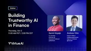 Webinar: Building Trustworthy AI in Finance