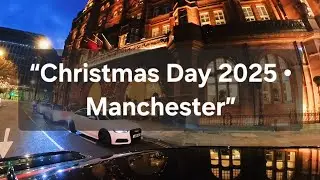 Christmas Morning Drive Through Manchester 2025 – Stockport to City Centre in Stunning 360°