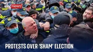 Georgia: Thousands protest over 'sham' election as new government convenes