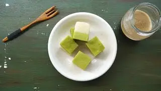 Kuih Serimuka {Glutinous Rice with Pandan Custard Layer}