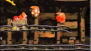 Donkey Kong Country Monkey Mines - Mine Cart Carnage Secrets (0 Bonusrooms)