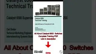 Cisco Catalyst  6500 Switch  Training - know all about  ,Architecture , design , working , modules .