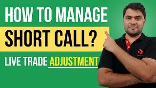 Sold Call Adjustment | Best way to manage a Short Call if market becomes Over Bullish