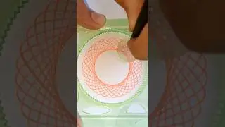 spirograph orange #satisfying #spirograph #trending #shorts #viral #oddlysatisfying #shortvideo