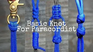 BASIC KNOTS FOR PARACORDIST, BEGINNER KNOTS FOR PARACORD BRACELETS