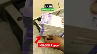 CASH 100 RUPEE RIM Unboxing Opening Video Bundle Packet Gaddi Bank Note Currency For Sale Collection