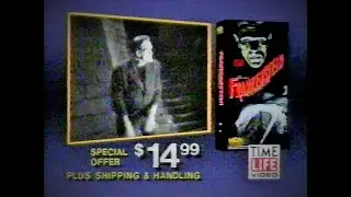 MCA Universal Classic Horror Movies VHS tape promo for Monsters galore and some gore...buy now!