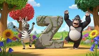 ABC Animals Parade Song for Kids | Learn ABC Letters & Fun Nursery Rhymes 🐶🦁🐵🎶