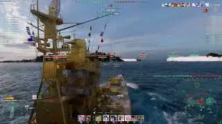 Totally Not Azur Lane Video: Just Me Playing WoWs Ver of IJN Chikuma Retrofit 4/17/2024 [Golden 2nd