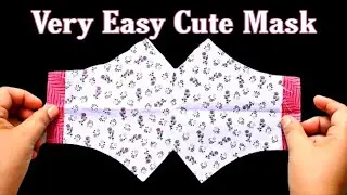 😷Very Easy New Style Pattern Mask😷 - Face Mask Sewing Tutorial - Anyone Can Make This Mask Easily😷